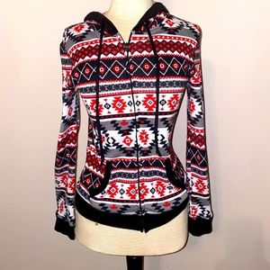 ❤️5/$25❤️ No boundaries zipped sweatshirt small